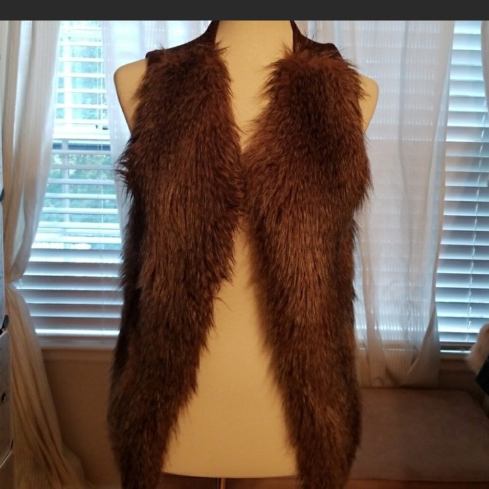 New York and company fur vest
